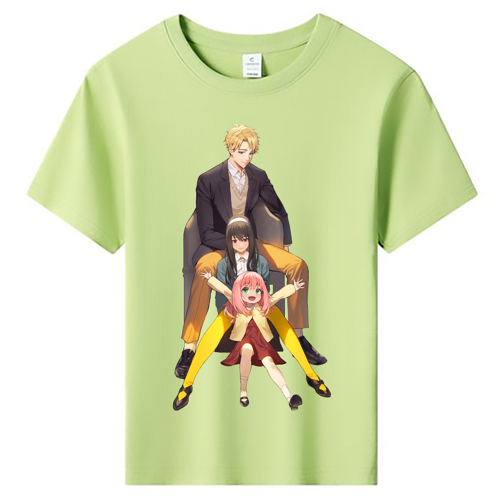 （画像用） SPY×FAMILY间谍家家酒 綿100％キッズTシャツ（フロントプリント）